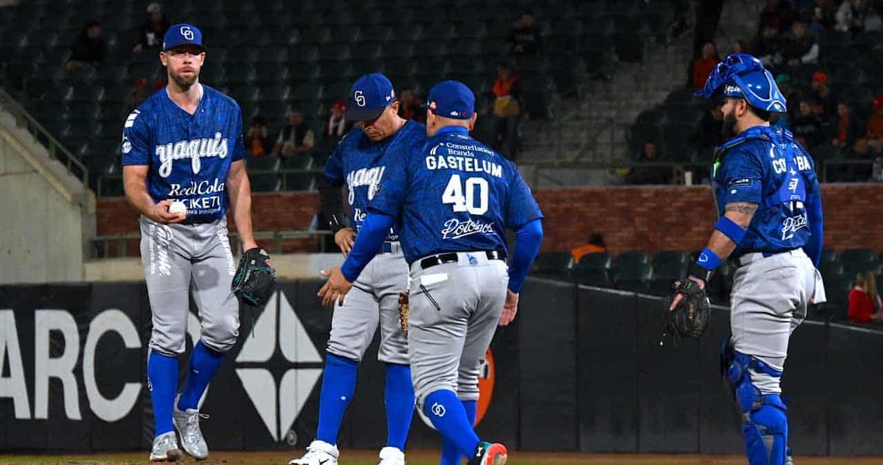 Naranjeros blanquea a los Yaquis 5-0, Hermosillo cerca de tirarle sin hit a Ciudad Obregón