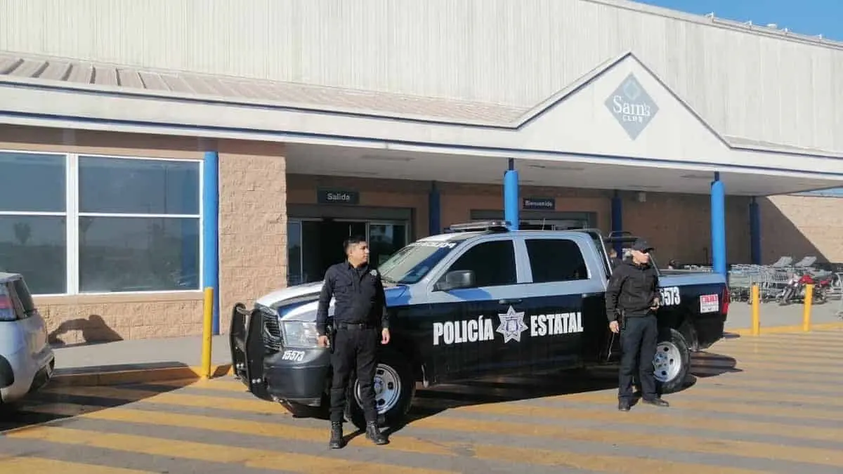 Aumenta la presencia de la Policía Estatal en zona comercial de Ciudad Obregón