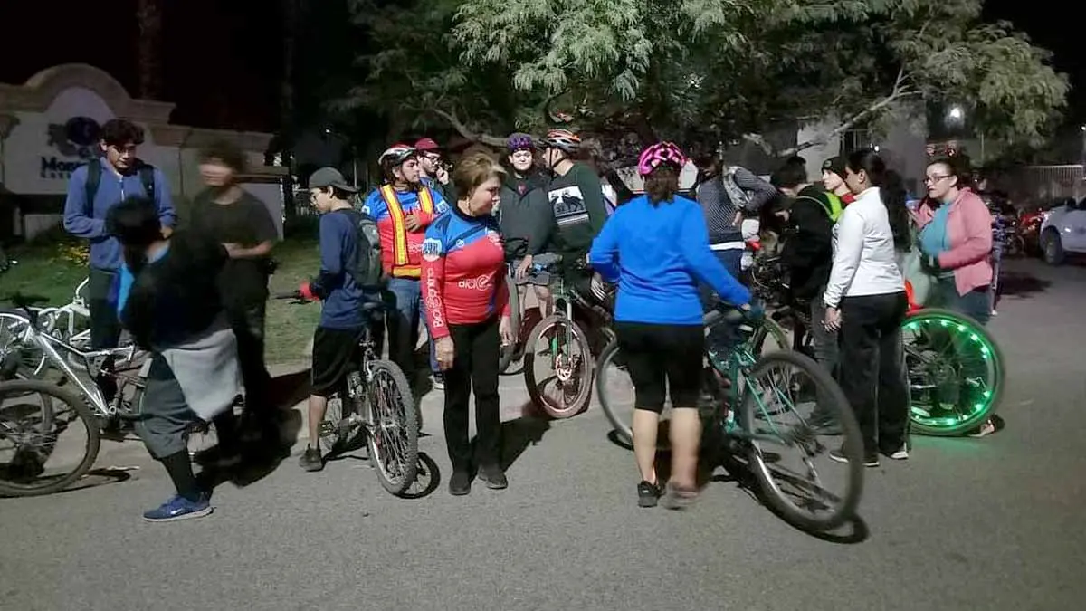 Abrazo de Amor: Pedaleada 497 con causa de Obr en Bici y Diario del Yaqui en Ciudad Obregón