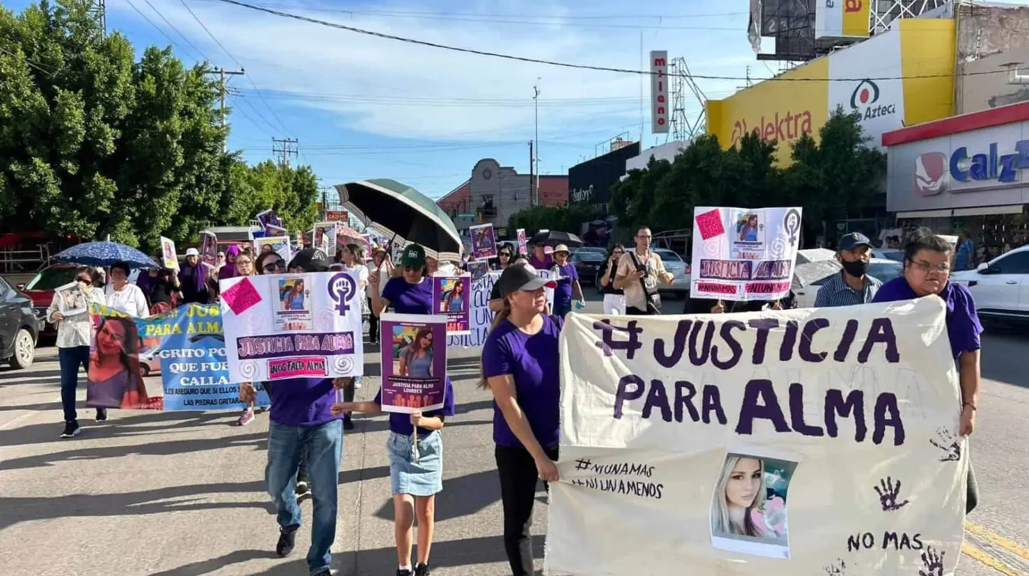 Anuncian manifestaciones simultáneas por Alma Lourdes; serán tres en diferentes puntos