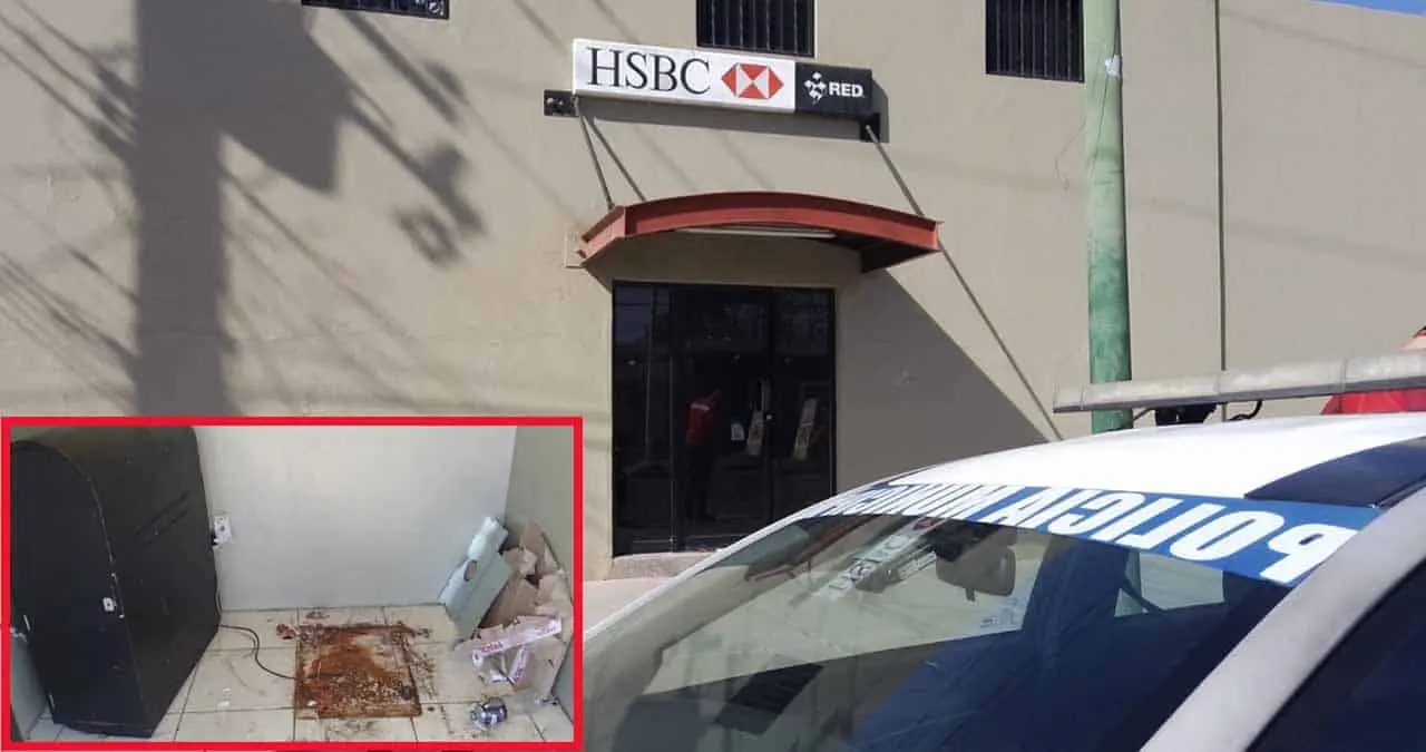 Se llevan cajero automático con un millón de pesos en Ciudad Obregón