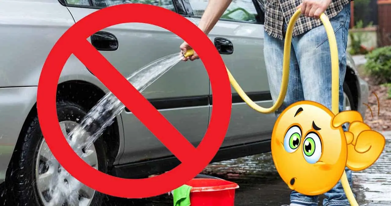 Prohíben lavar autos en esta región debido a la intensa sequía
