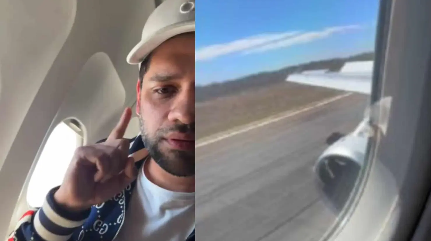 VIDEO | Mi Banda el Mexicano aterriza de emergencia por fallas en el avión