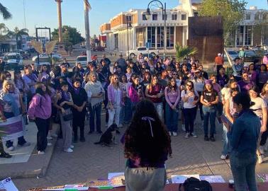 Mujeres marchan por igualdad y seguridad