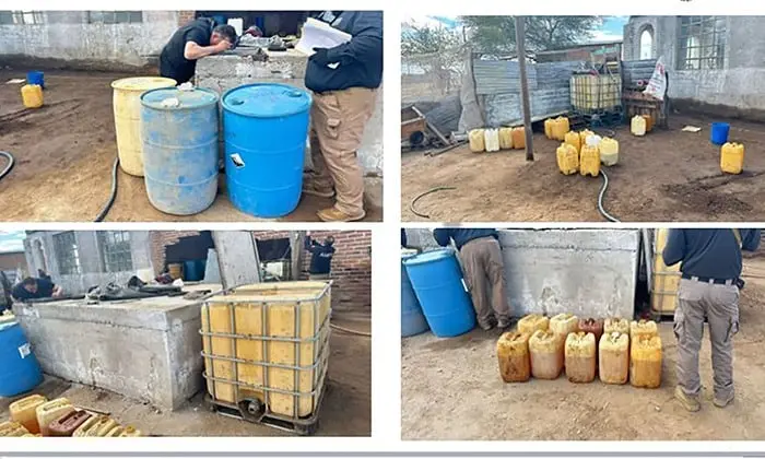 Decomisan más de 4 mil litros de huachicol en Sonora