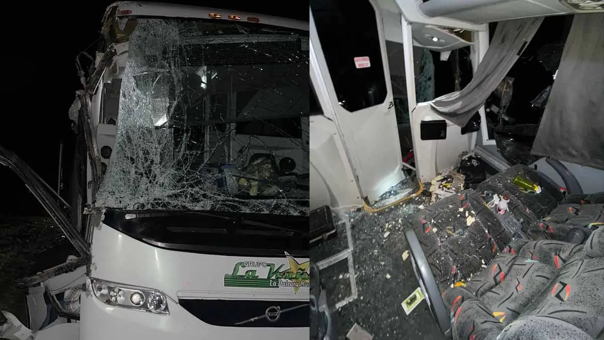 Grupo “La Kaña” sufre aparatoso accidente en Sonora
