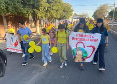 En Navojoa pintan las calles de amarillo por el Día del Síndrome de Down