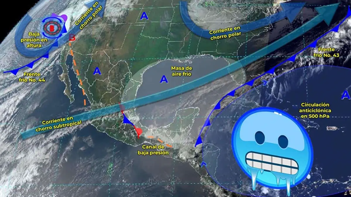 Clima en México para este viernes 5 de abril de 2024; llega nuevo frente frío