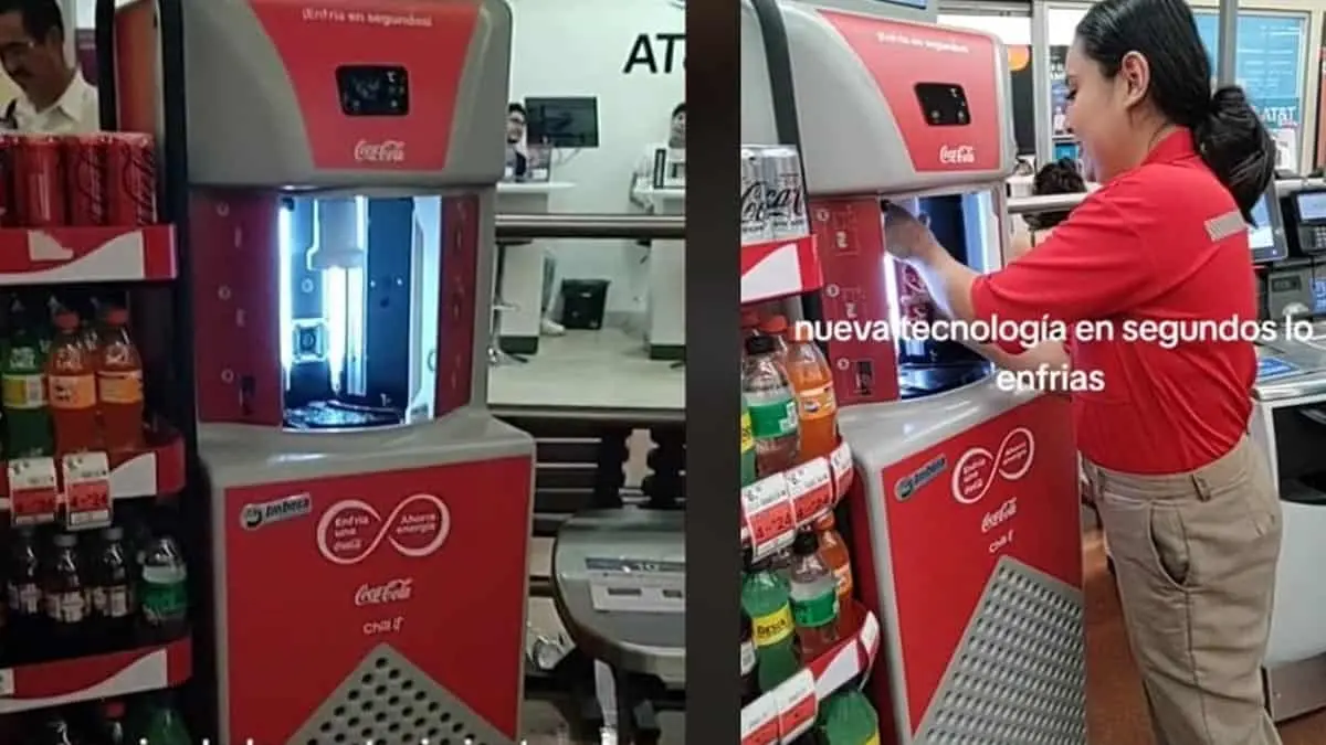 VIDEO |Coca-Cola sorprende con una innovadora manera de enfriar refrescos en segundos