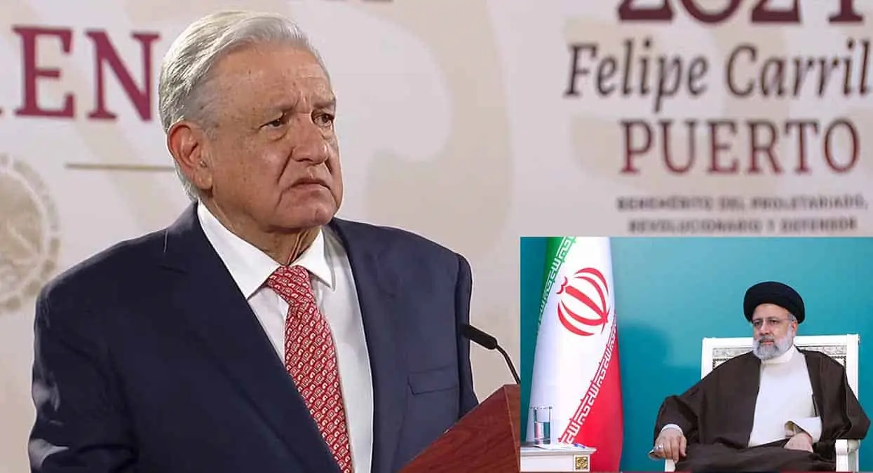 AMLO lamenta la muerte del presidente y del canciller de Irán en un accidente de helicóptero