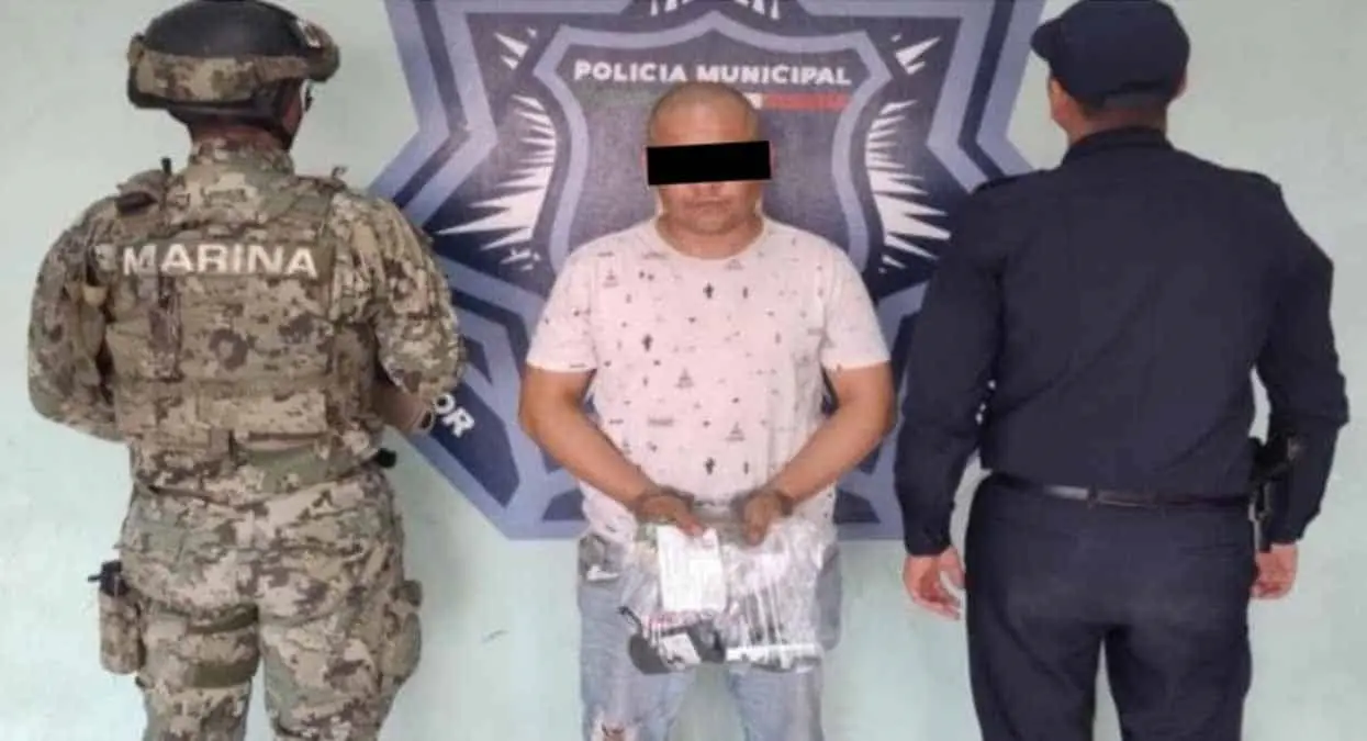 Capturan a presunto ladrón de supermercado en Cajeme