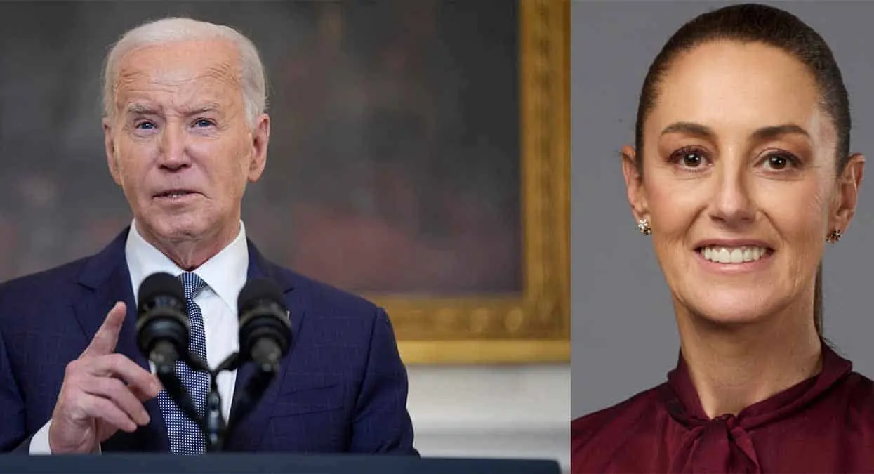 Joe Biden felicita a Claudia Sheinbaum por triunfo en las elecciones