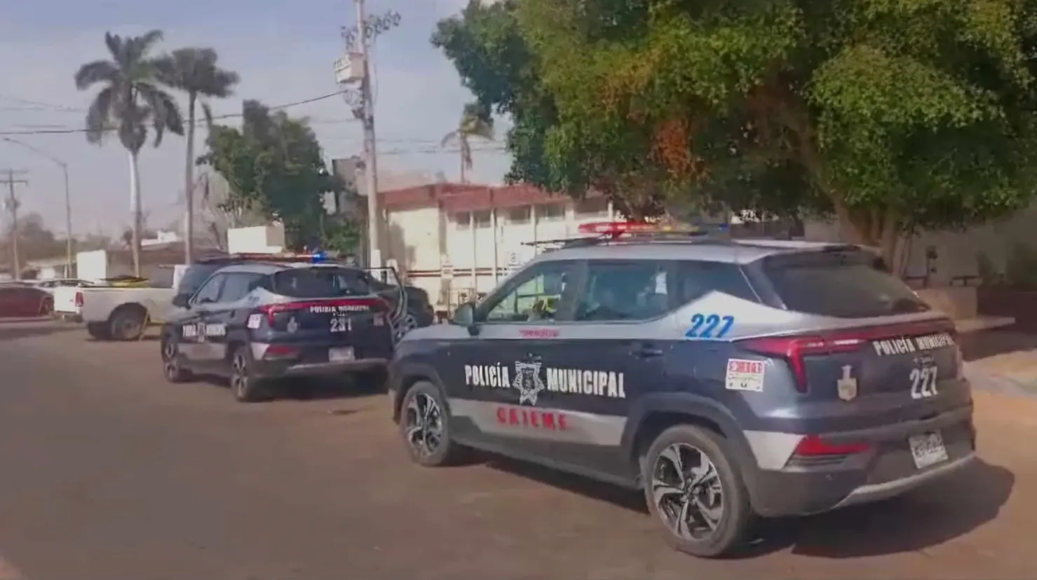 Se lesiona policía al caer de motocicleta en Ciudad Obregón