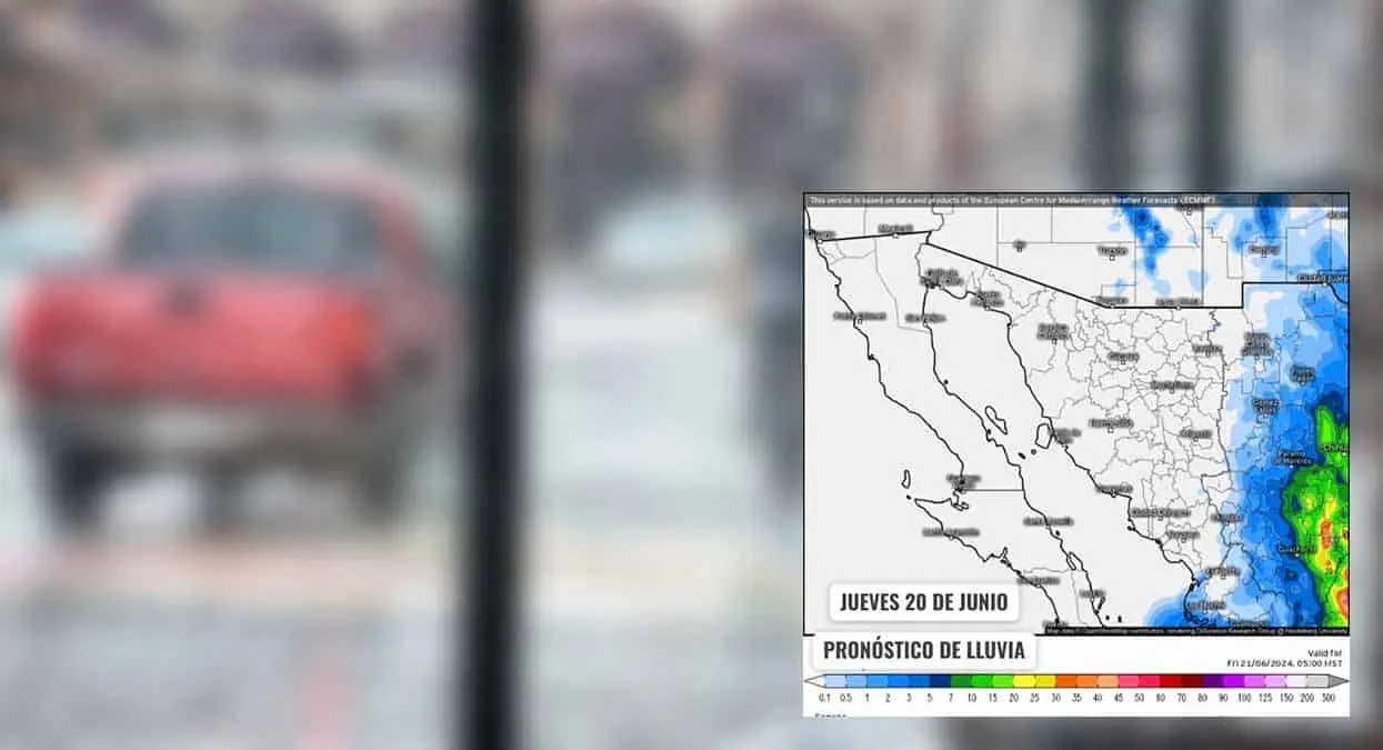 Clima en Sonora hoy 20 de junio: se pronostican posibilidades de lluvias en el estado