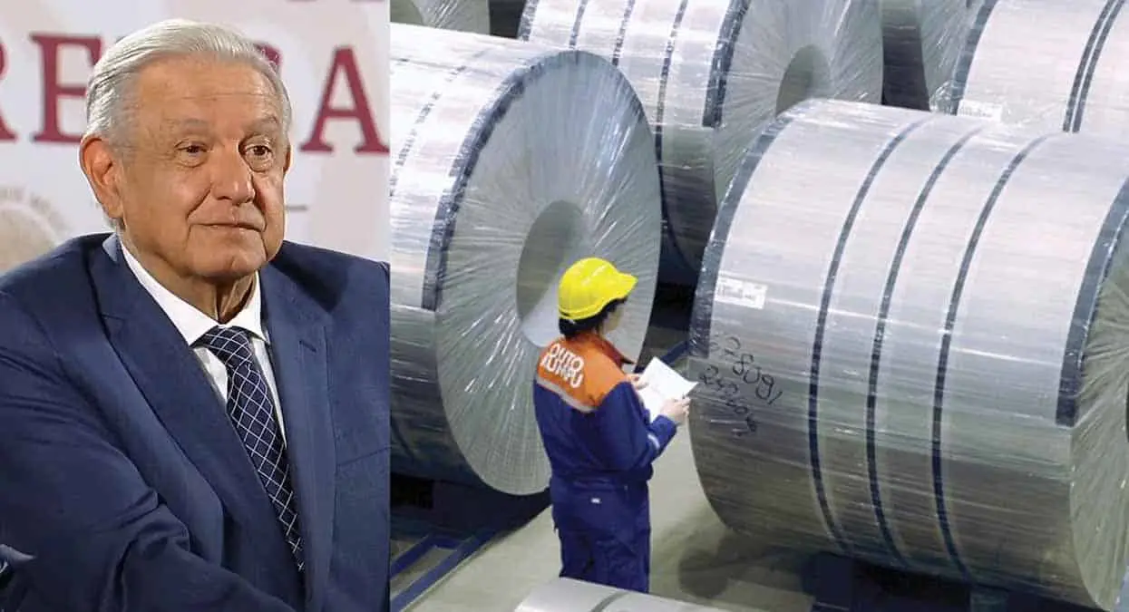 AMLO afirma que México se beneficia con los aranceles de EU al acero y aluminio