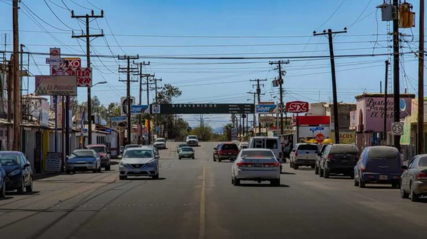 Este pueblo es mitad Sonora y otra mitad Baja California, solo está dividido por una vía del tren