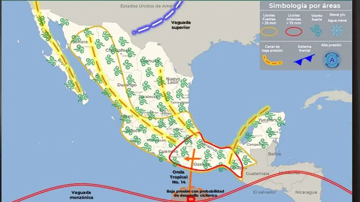 Clima en Sonora hoy lunes 29 de julio: Monzón mexicano seguirá provocando lluvias