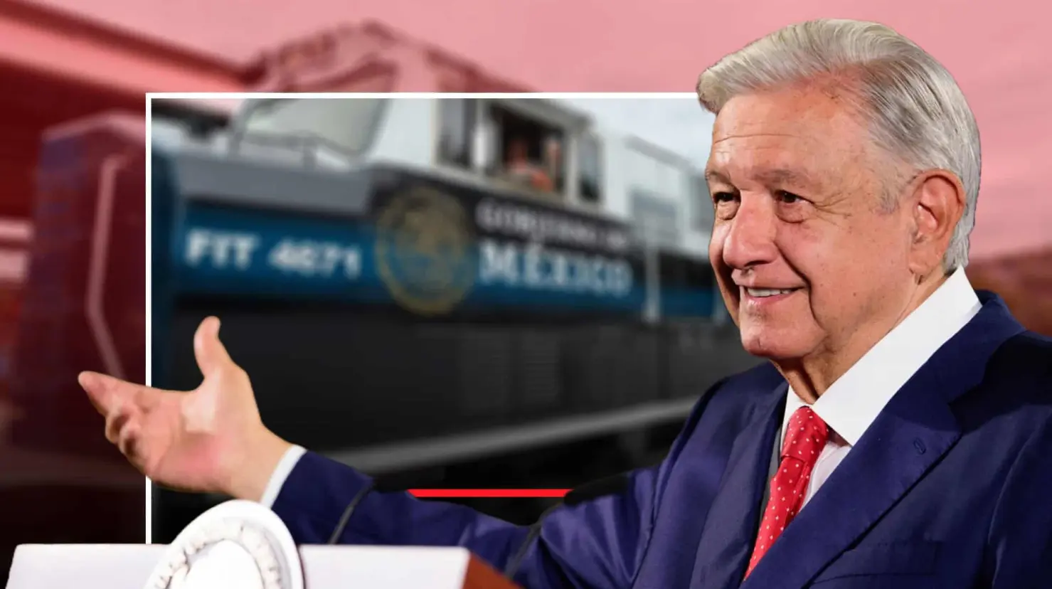 AMLO felicita a Sheinbaum por reactivar trenes de pasajeros en el norte del país