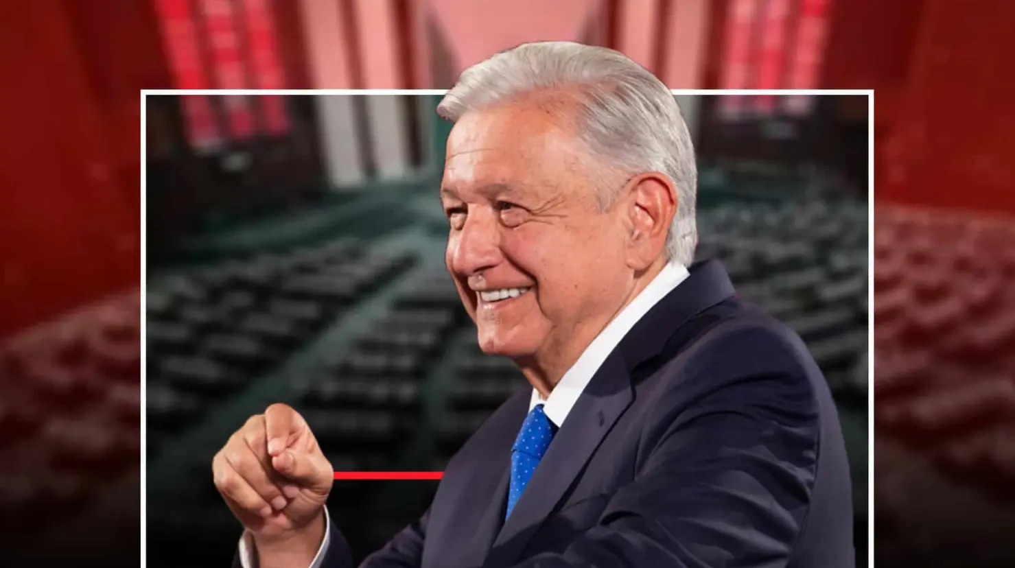 AMLO celebra posible mayoría calificada de Morena en la Cámara de Diputados asignada por el INE
