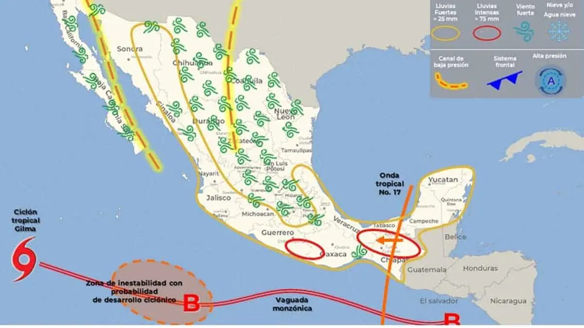 Clima en Sonora hoy 21 de agosto: Pese a las lluvias, anticiclón provocará ambiente muy caluroso