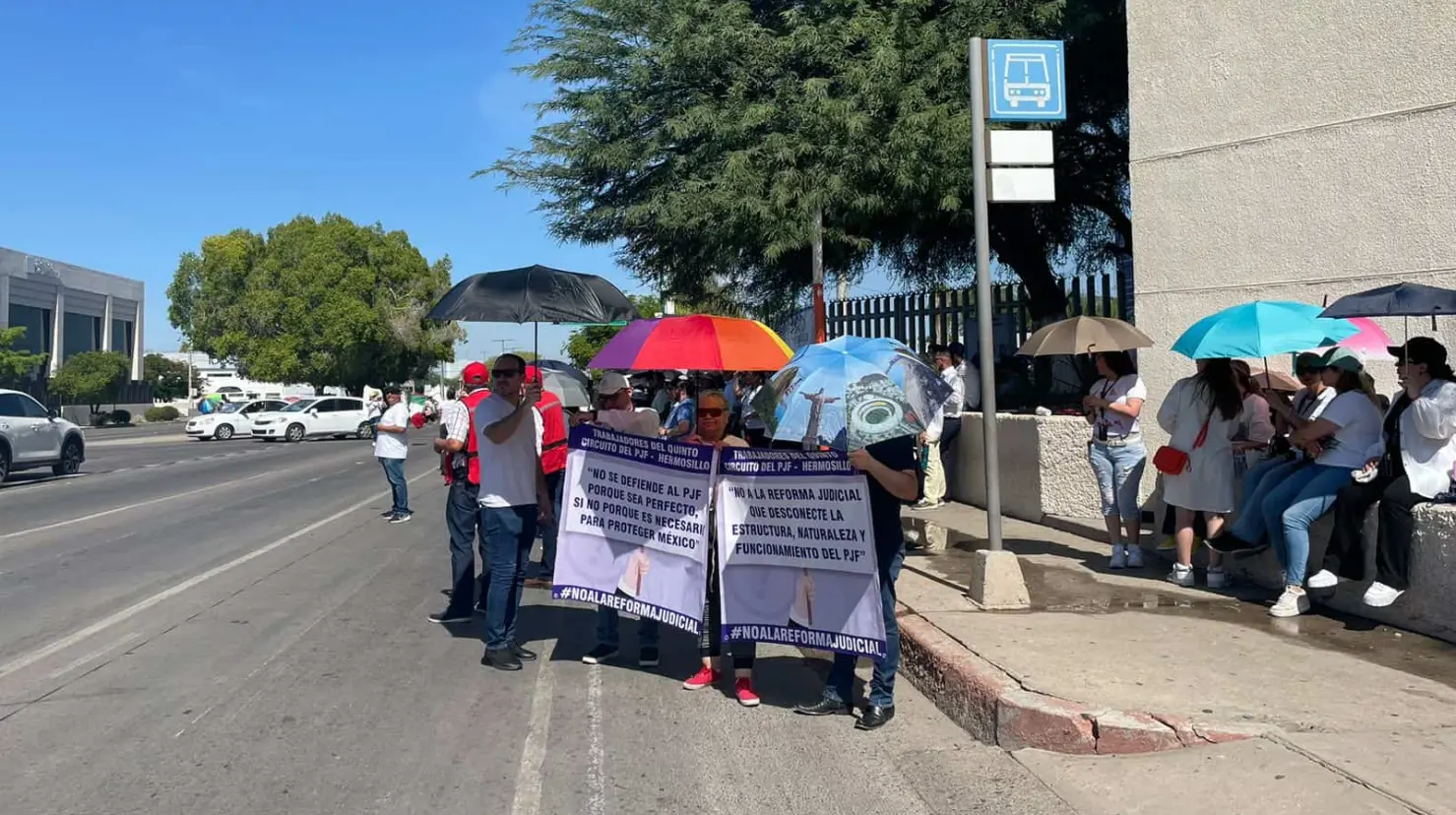 VIDEO | Continúa protesta contra la Reforma al Poder Judicial en Hermosillo