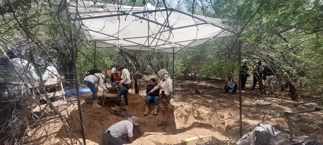 Madres Buscadoras de Huatabampo localizan presuntos restos humanos en Etchojoa