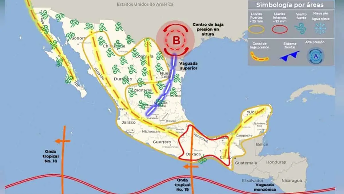 Clima en Sonora hoy 26 de agosto: Será un inicio de semana lluvioso en la entidad