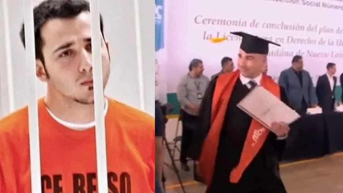 Diego Santoy, El Asesino de Cumbres, se gradúa como abogado