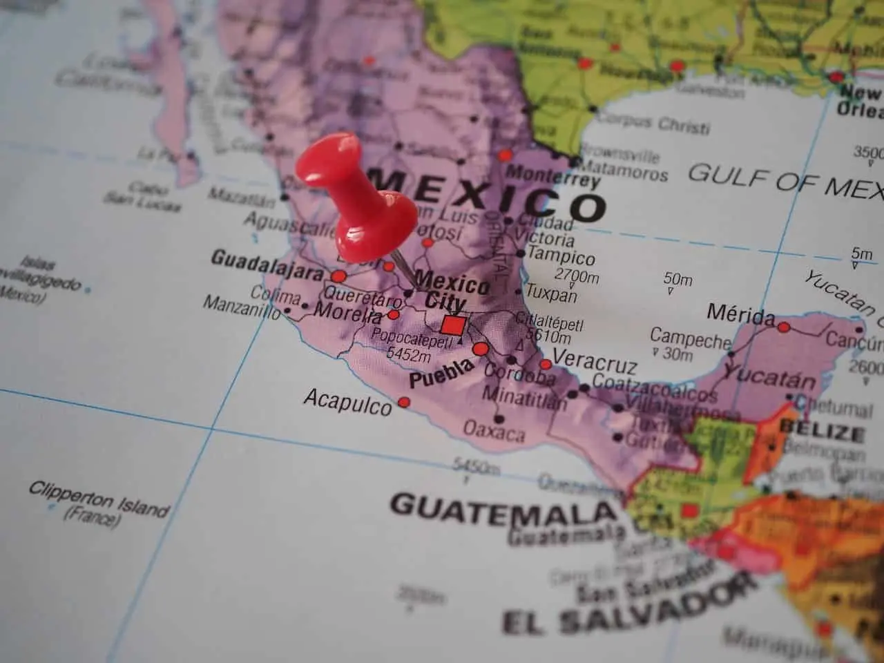 Mapa de México. Fuente: Pexels/Beate Vogl