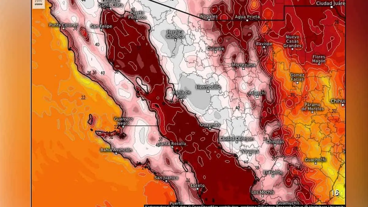 Clima en Sonora hoy 6 de septiembre: Será un día extremadamente caluroso; conoce el pronóstico para tu municipio