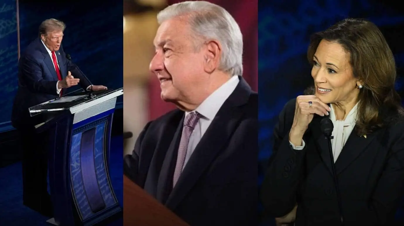 “Trataron con respeto a México”: AMLO celebra la actitud Kamala y Trump en el debate presidencial