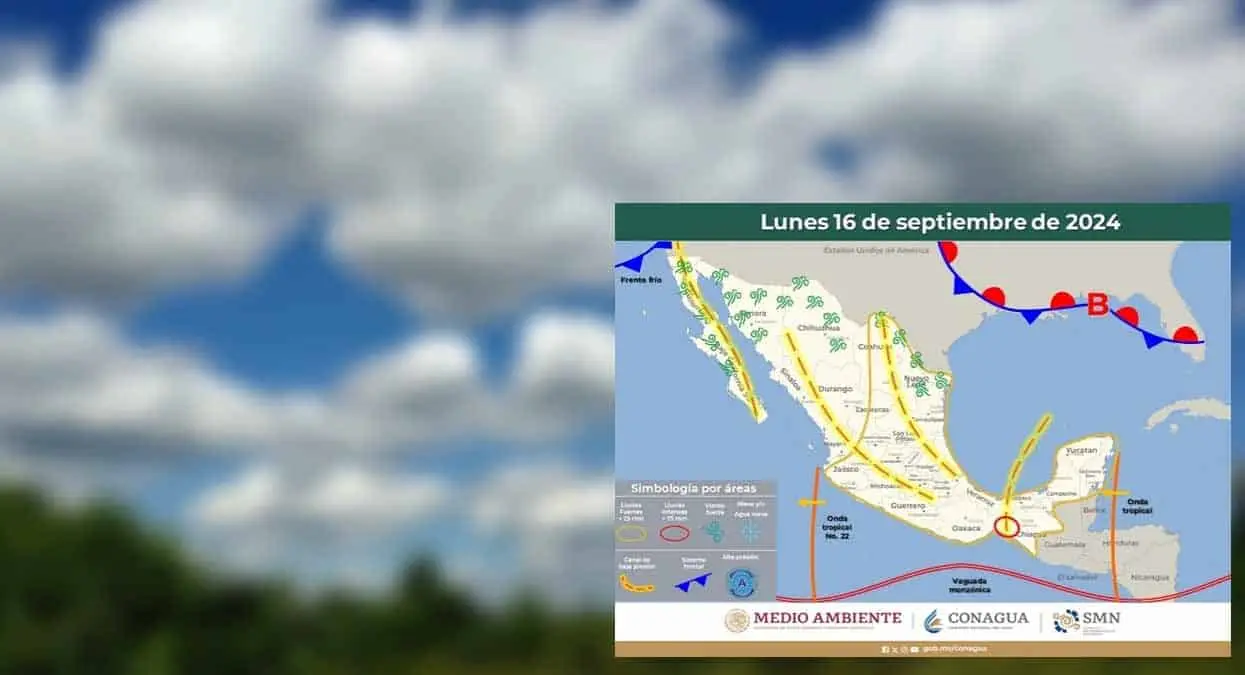 Clima en Sonora hoy 16 de septiembre: Se prevén lluvias en este Día de la Independencia