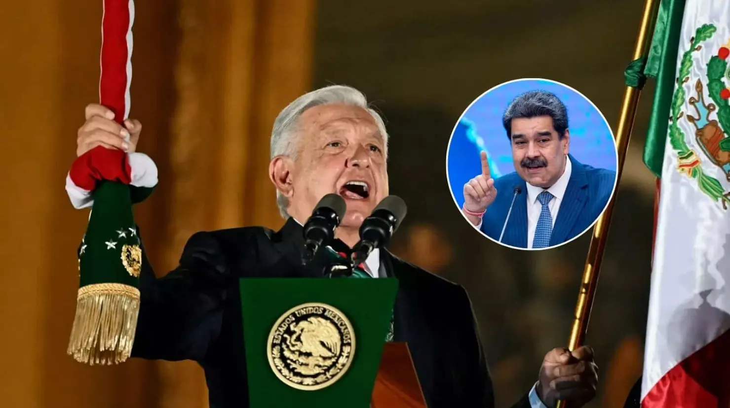 Nicolás Maduro felicita a AMLO y Sheinbaum por el 214 aniversario del Grito de Independencia de México