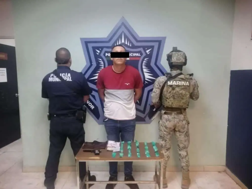 Capturan a hombre con droga al oriente de Ciudad Obregón