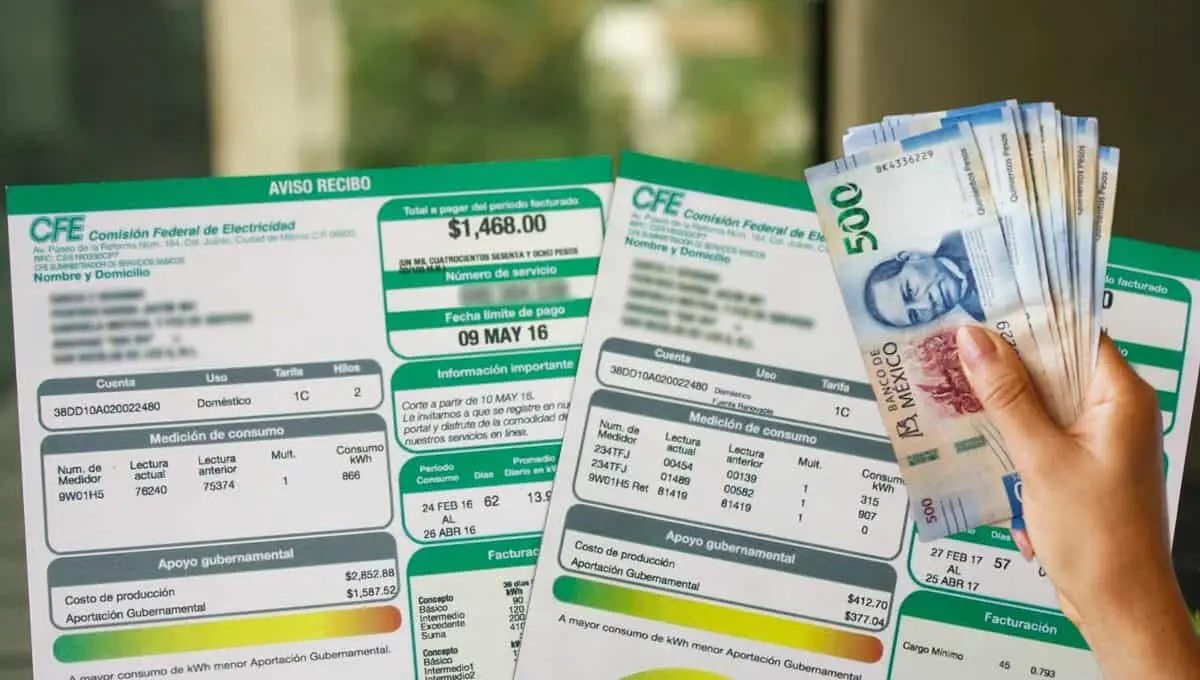 CFE: este día de octubre el recibo de luz saldrá más caro en México