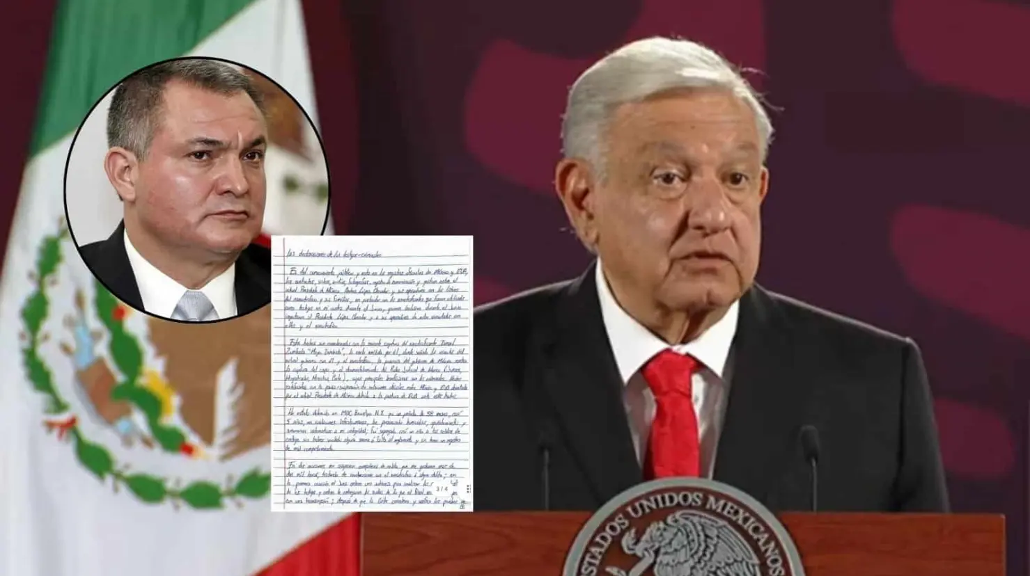 “Que presente las pruebas”: AMLO responde a Genaro García Luna tras acusación de vínculos con el narco