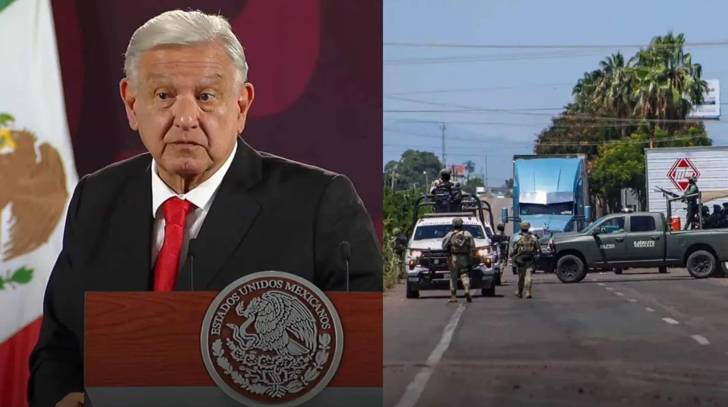 AMLO asegura que los reportes de violencia en Sinaloa son una campaña para desprestigiar a su Gobierno