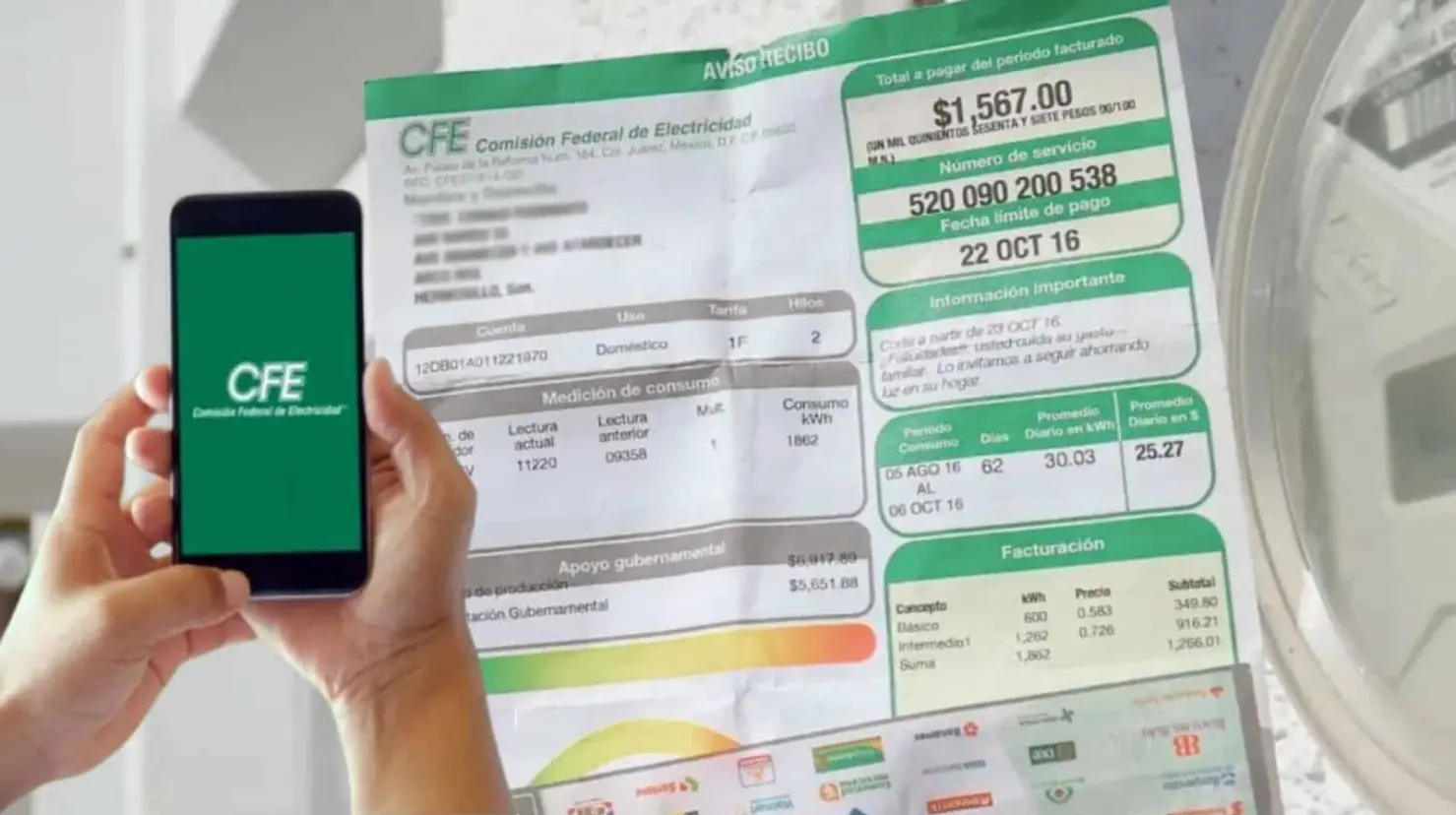 CFE: ¿Quieres saber cuánto te llegará en tu recibo de luz? Así puedes monitorear tu consumo