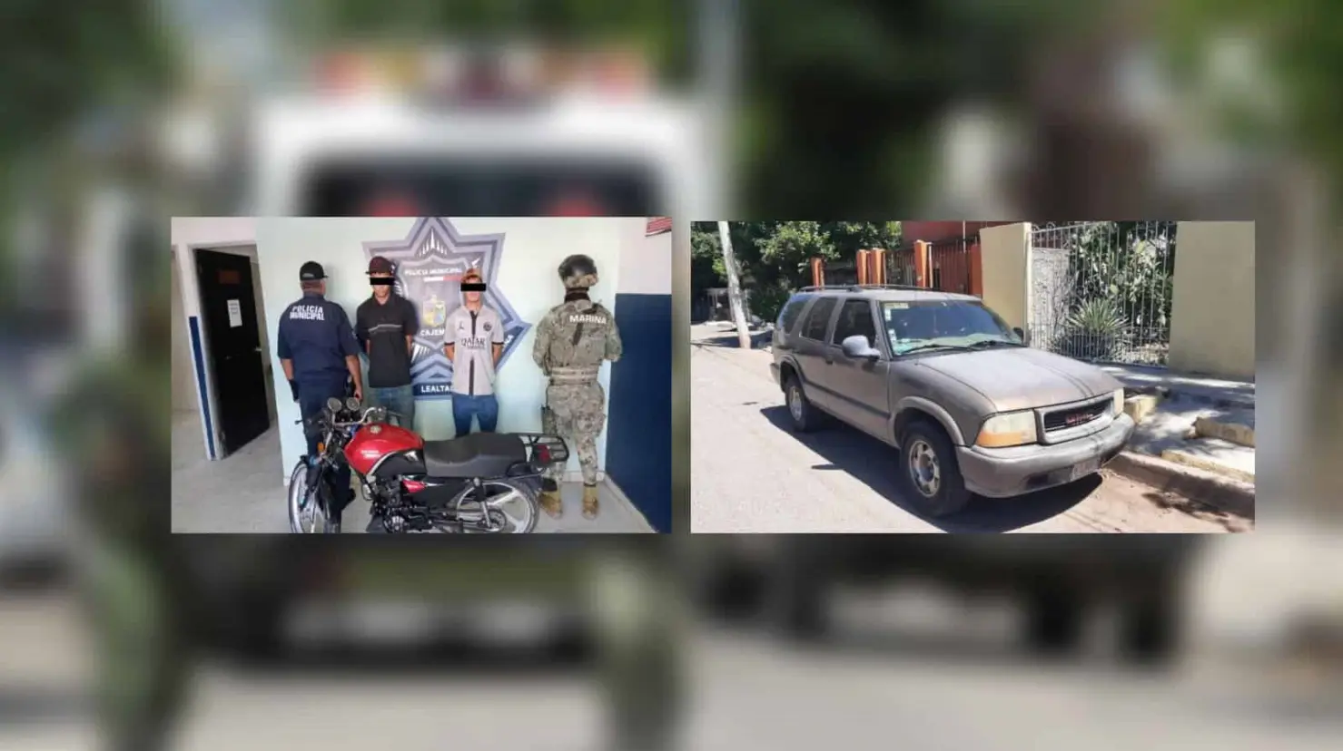 Policías de Cajeme recuperan autos robados; hay dos detenidos