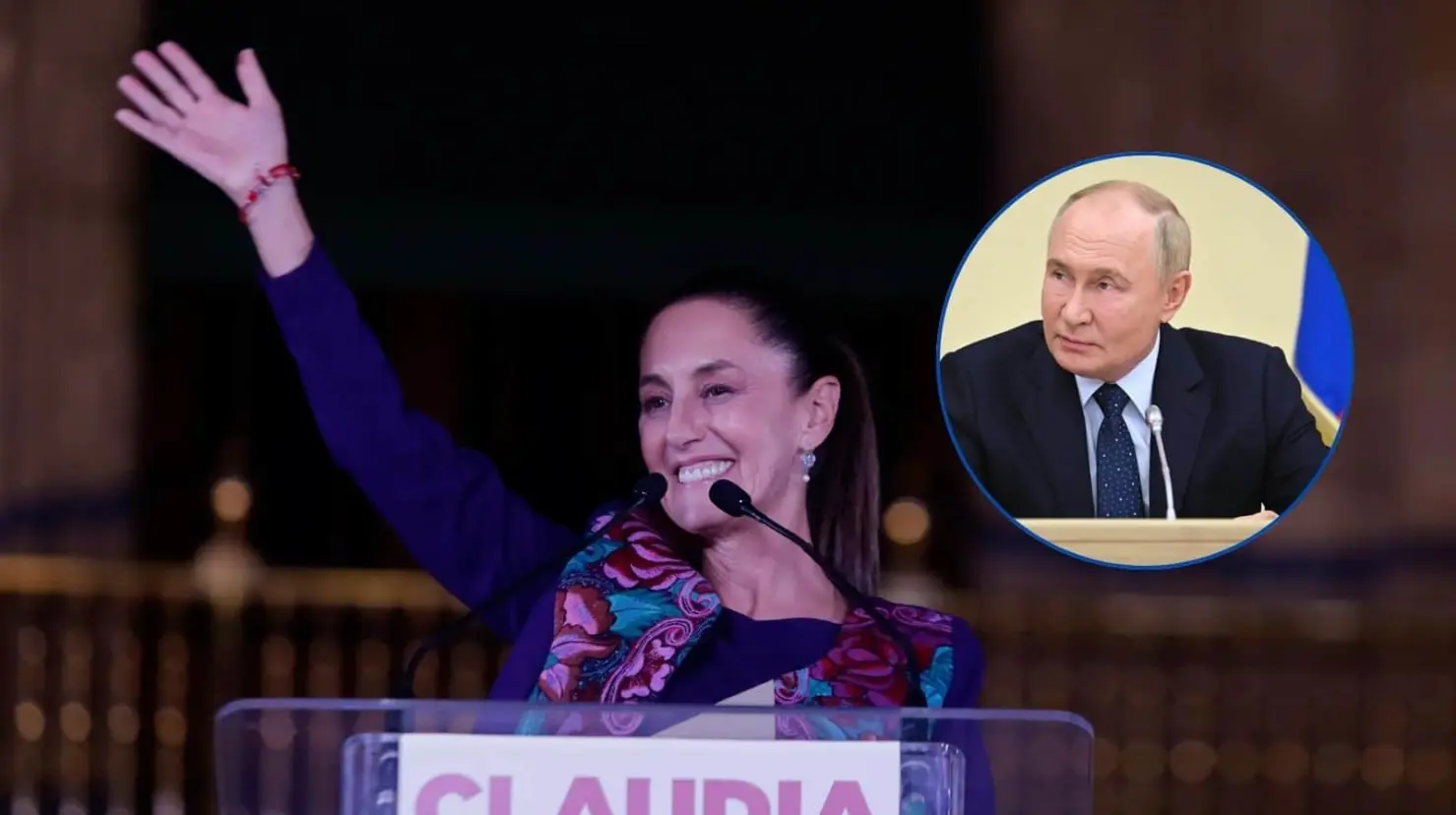 Vladímir Putin no asistirá a la toma de posesión de Claudia Sheinbaum Pardo