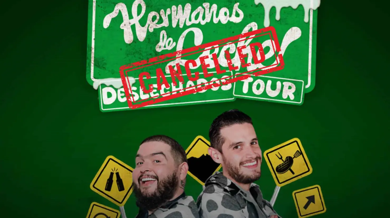 Cancelan otro show de “Hermanos de Leche” de Adrián Marcelo y “La Mole” en Mérida