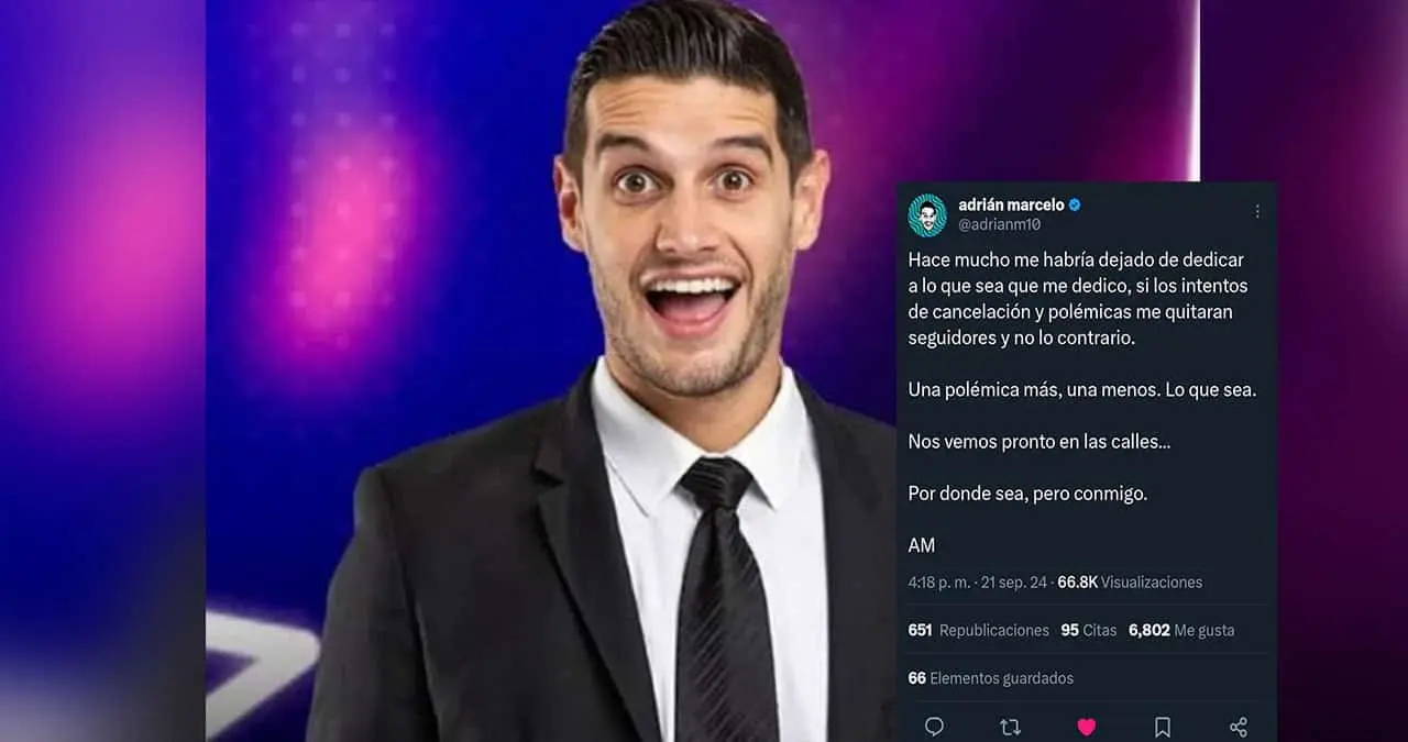 Reaparece Adrián Marcelo en redes sociales, esto fue lo que dijo