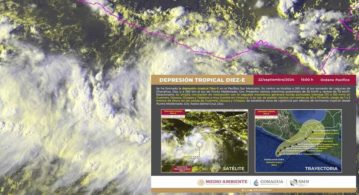 Tormenta tropical John se dirige hacia estos Estados; conoce su trayectoria