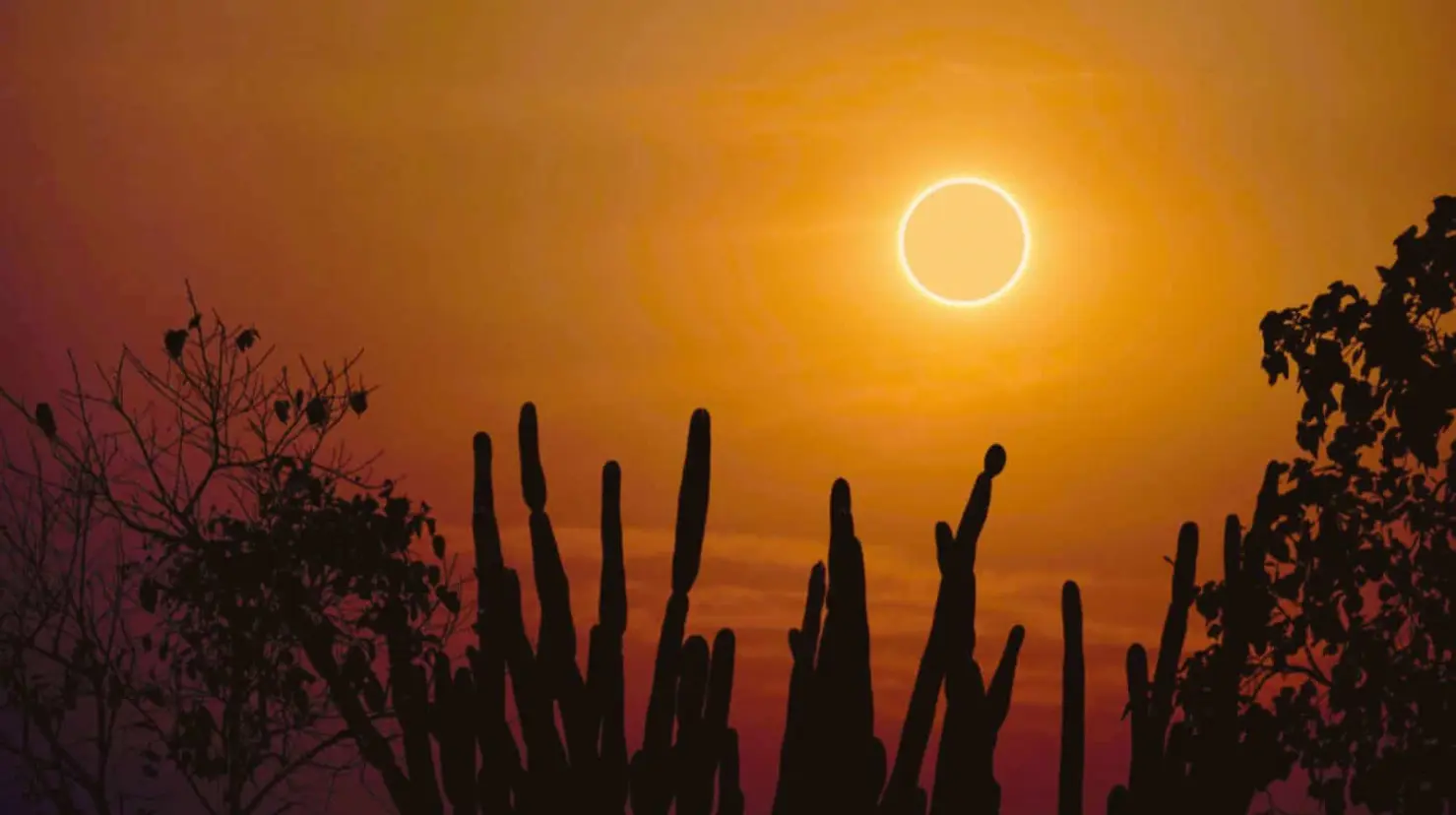 Eclipse Solar “Anillo de Fuego” ¿será visible en Sonora este mes de octubre?