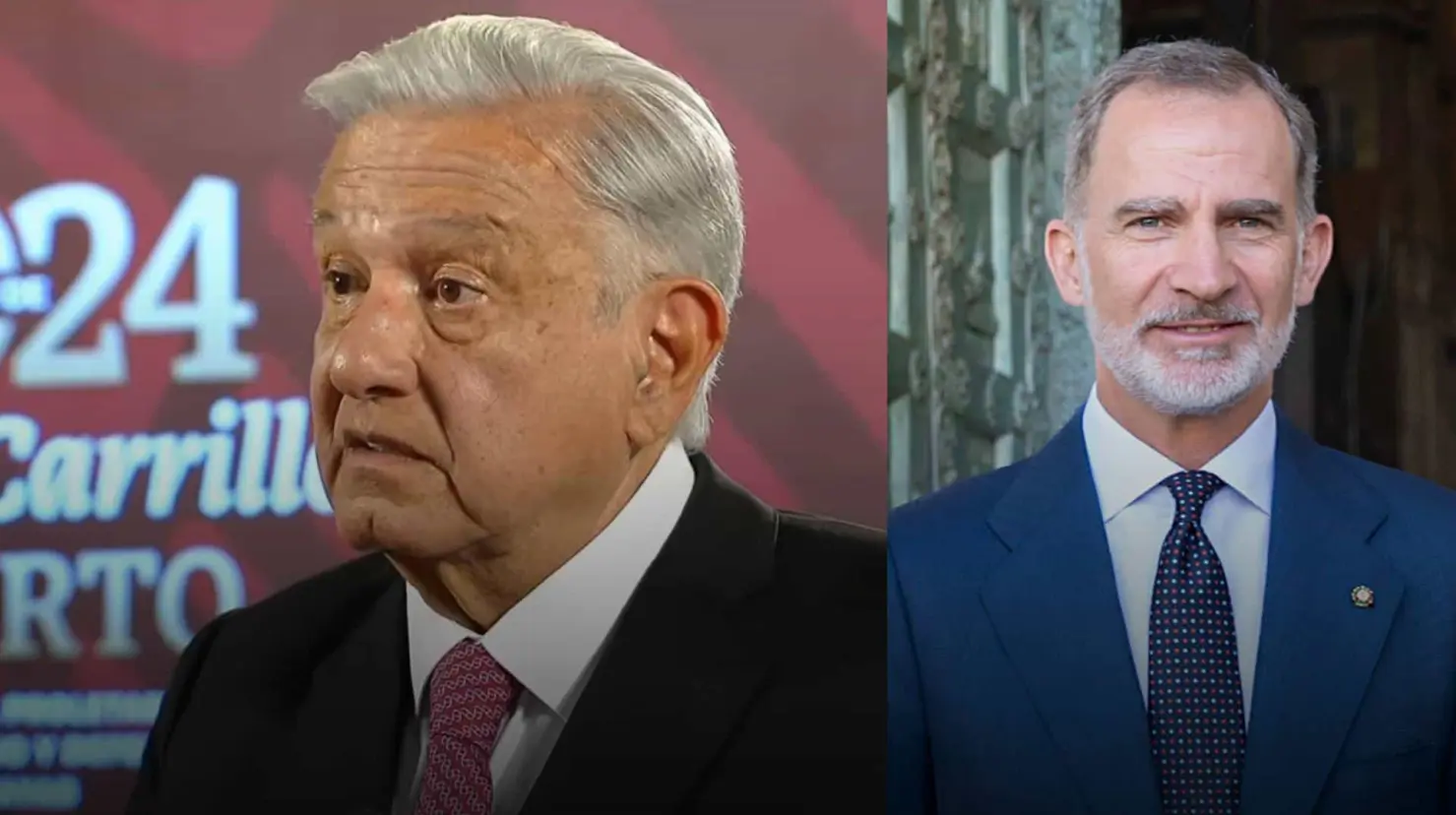  “Apoyo a la presidenta electa”: AMLO respalda la decisión de no invitar al rey Felipe VI a la toma de protesta