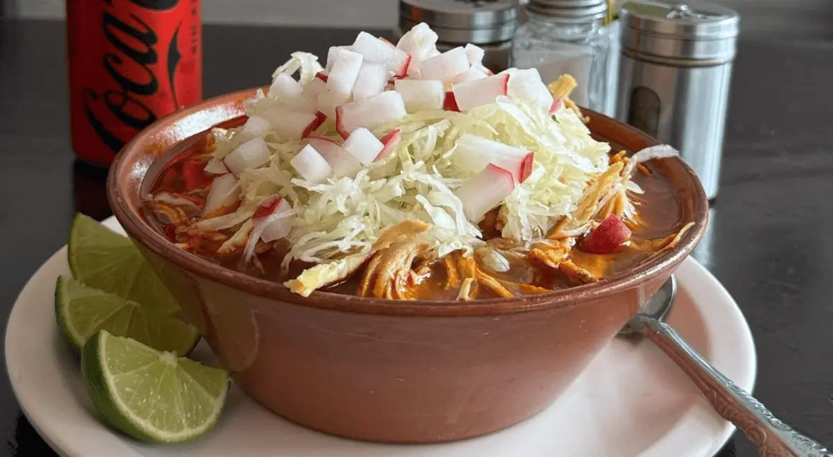 ¿Cuántas calorías tiene un plato de pozole?