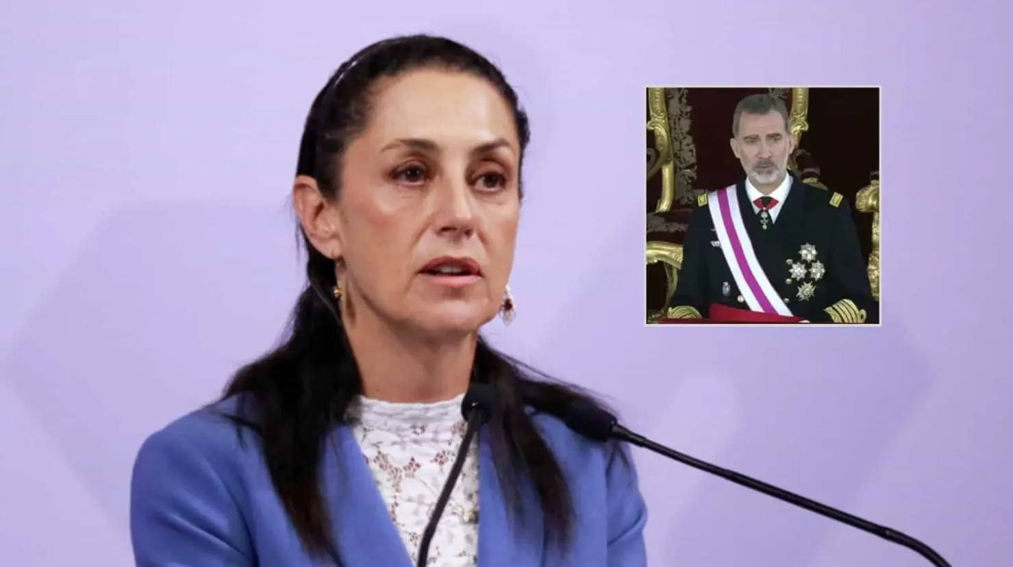 Sheinbaum explica que no invitó al rey de España a toma de protesta por no responder carta de AMLO