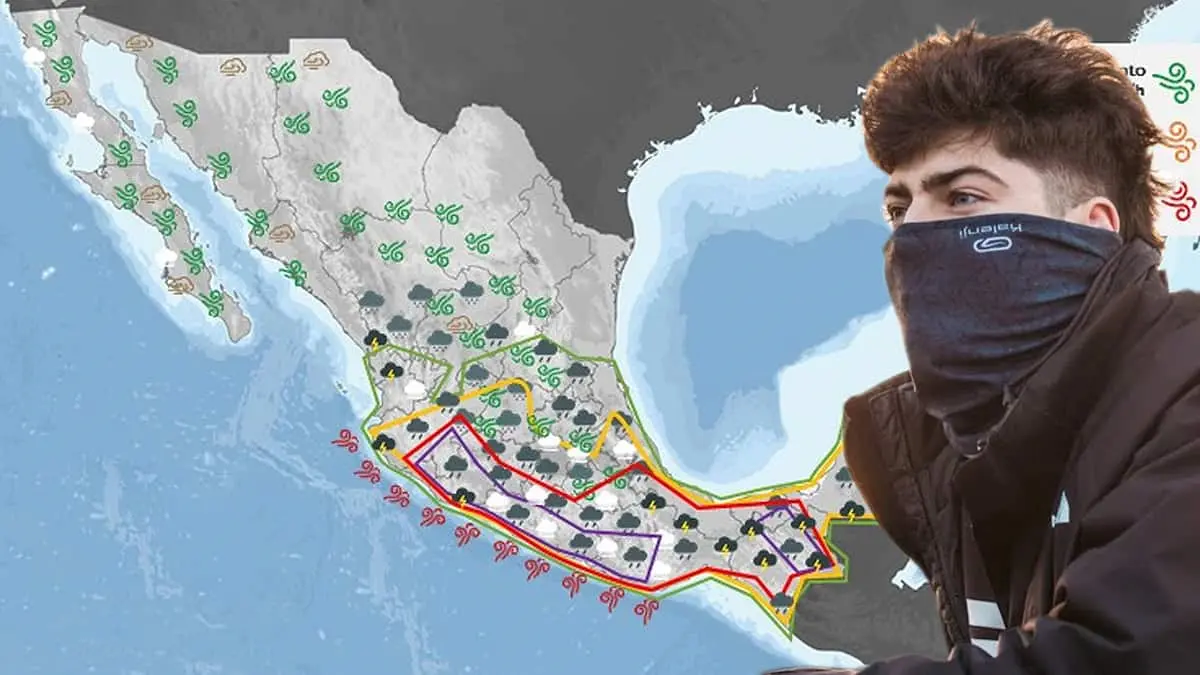 Clima de Mexico: Viene frío y 12 estados rozarán los cero grados