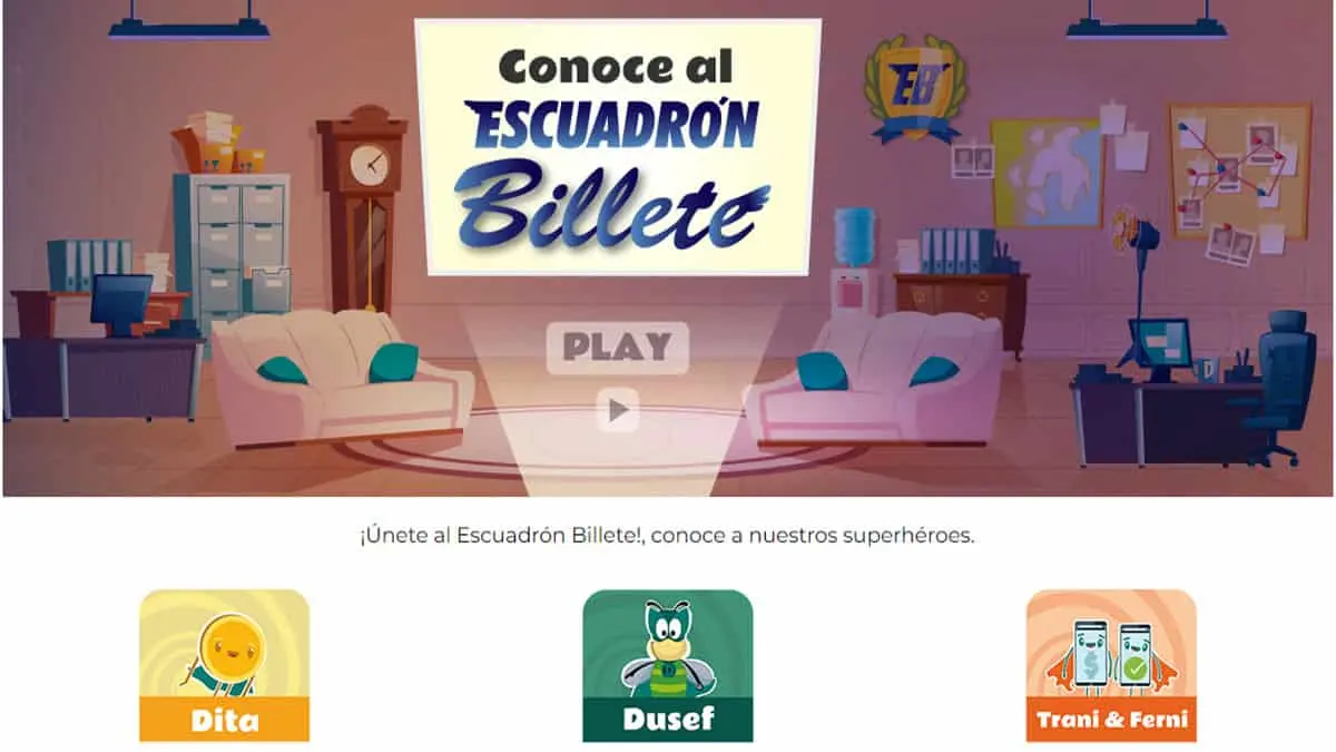 Conoce al Escuadrón billete; un sitio de la Condusef para promover la educación financiera en niños