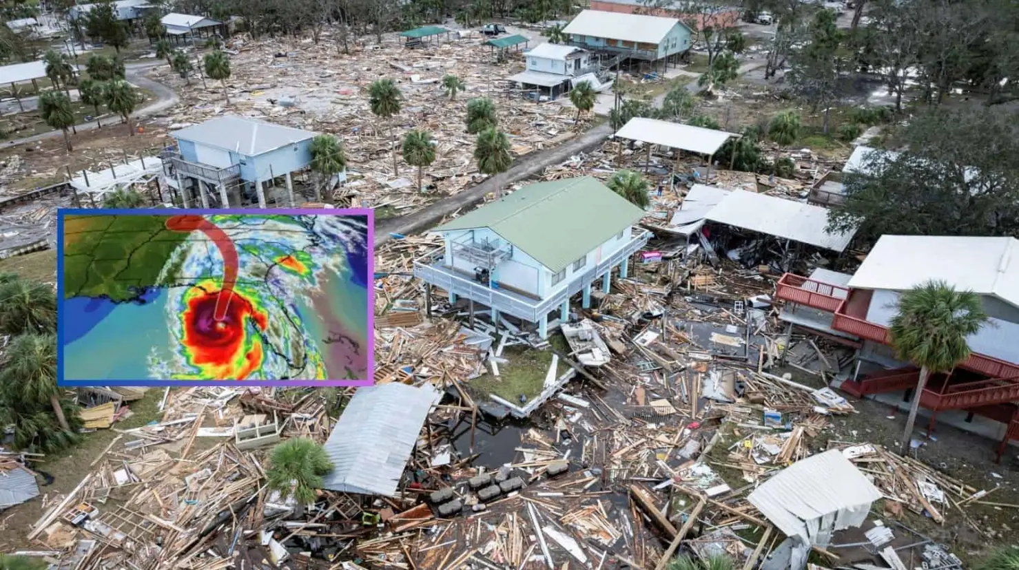 Huracán Helene: Más de 50 muertos y miles de afectados en Estados Unidos